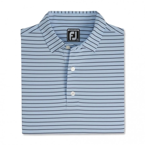 Footjoy Atletiske Fit Classic Stripe Self Collar Skjorte Herre Marineblå | NO-40JQLK