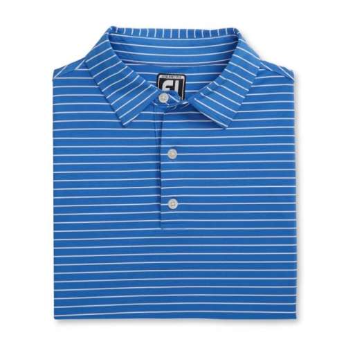 Footjoy Atletiske Fit Classic Stripe Self Collar Skjorte Herre Hvite | NO-65SATR