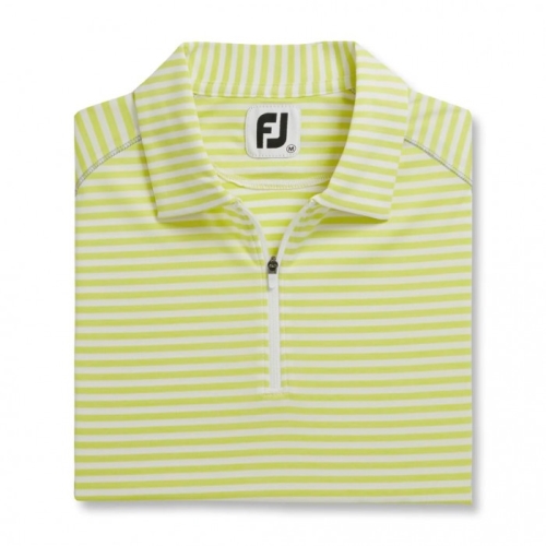 Footjoy Heather Stripe Skjorte Dame Citrus | NO-86HZSO