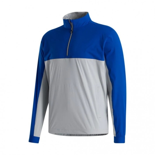 Footjoy HydroKnit Sweatshirt Herre Kongeblå Sølv | NO-75MKJC