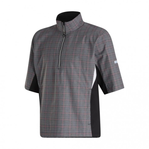 Footjoy HydroLite Kort Sleeve Skjorte Herre Svarte Hvite | NO-82ZWPI