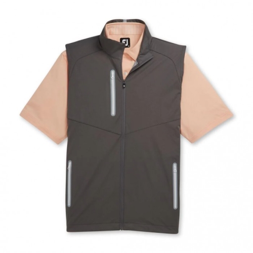 Footjoy Lette Softshell Vest Herre Charcoal | NO-57GOPU