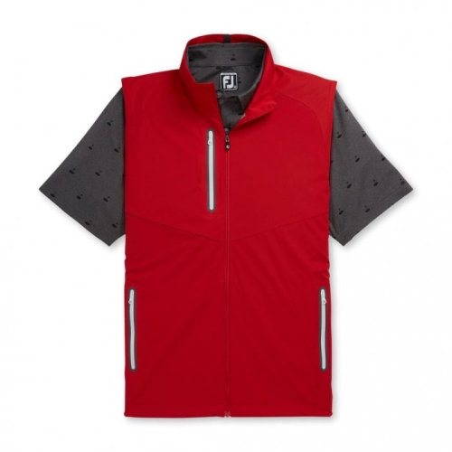 Footjoy Lette Softshell Vest Herre Rød | NO-59AXMG