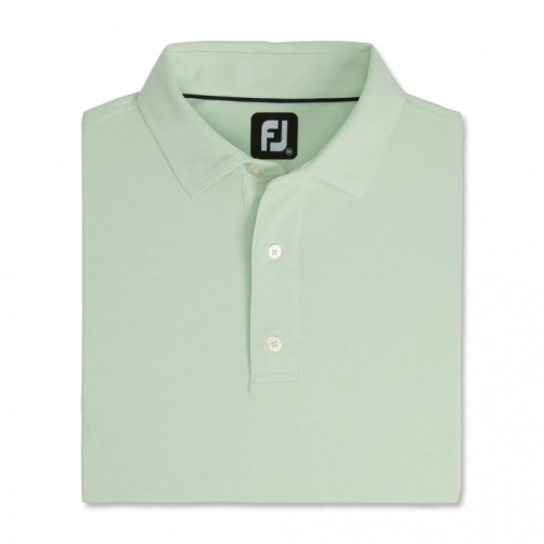 Footjoy Performance Stretch Pique Solid Self Collar Skjorte Herre Mint | NO-09XMLY