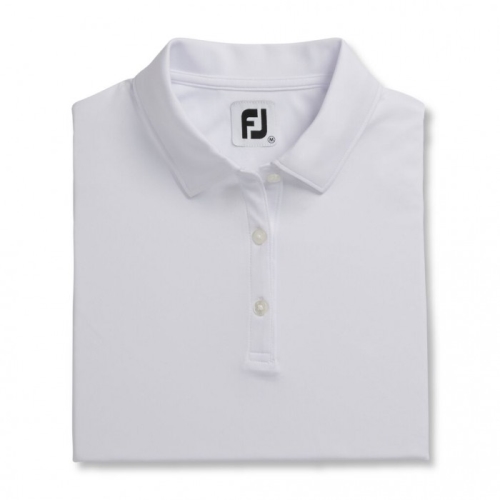 Footjoy ProDry Interlock Ermeløse Self Collar Skjorte Dame Hvite | NO-29SUBT