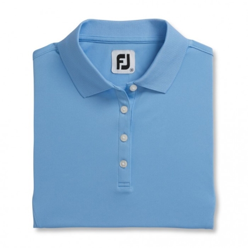 Footjoy ProDry Interlock Knit Collar Skjorte Dame Lyse Blå | NO-35QOYP