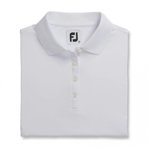 Footjoy ProDry Interlock Knit Collar Skjorte Dame Hvite | NO-73NJLH