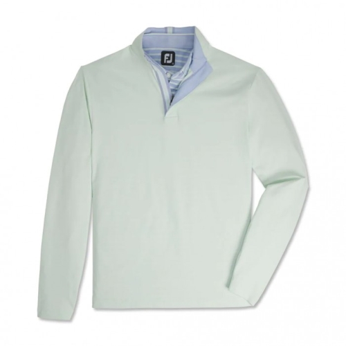 Footjoy Quarter-Zip Jakke Herre Mint | NO-97YWMJ