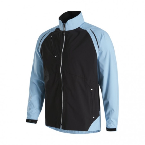 Footjoy Select LS Rain Jakke Herre Lyse Blå Svarte | NO-08RGEC