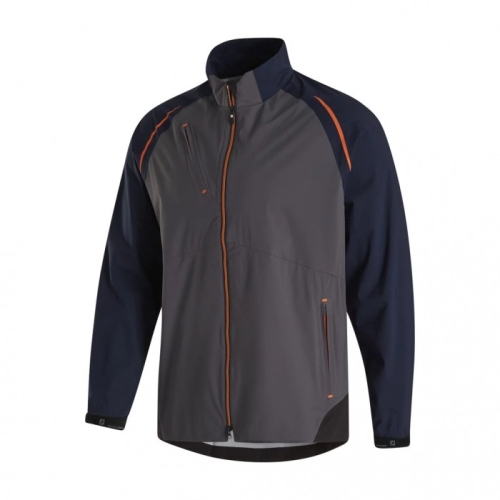 Footjoy Select LS Rain Jakke Herre Marineblå Oransje | NO-10FGEU