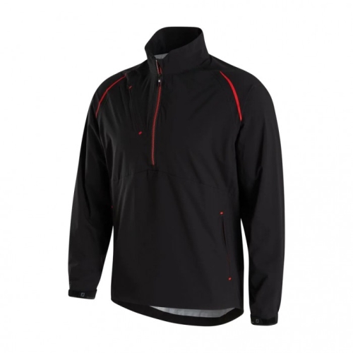 Footjoy Select LS Rain Jakke Herre Svarte Rød | NO-05JBGN