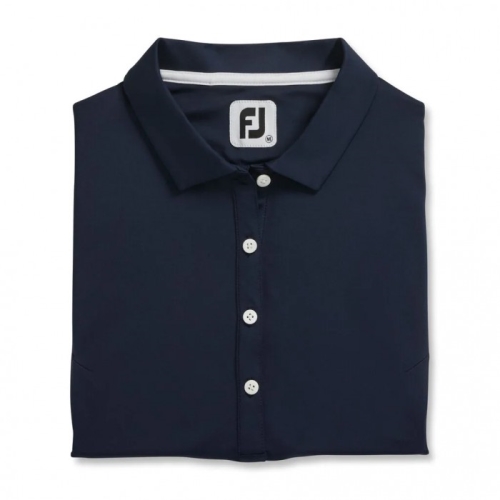 Footjoy Solid Lisle Ermeløse Skjorte Dame Marineblå | NO-17QTXG