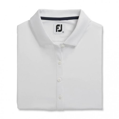 Footjoy Solid Lisle Self Collar Skjorte Dame Hvite | NO-05DRIE