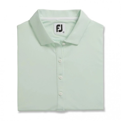 Footjoy Solid Lisle Self Collar Skjorte Dame Mint | NO-28RLCG