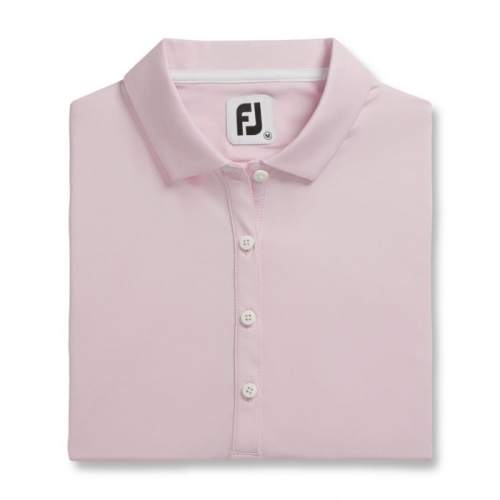 Footjoy Solid Lisle Self Collar Skjorte Dame Lyse Rosa | NO-56TOAZ