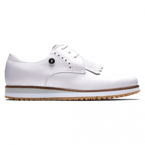 Footjoy Sports Retro - Kiltie Spikeless Golfsko Dame Hvite | NO-31HYCX