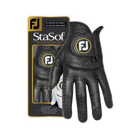 Footjoy StaSof Golfhansker Herre Svarte | NO-47GTCK