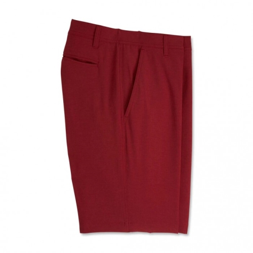 Footjoy Stretch Woven Shorts 10" Inseam Shorts Herre Heather Merlot | NO-06ICWV