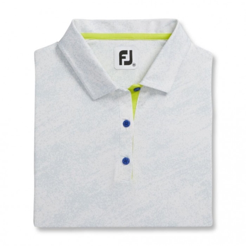 Footjoy Tonal Print Skjorte Dame Hvite | NO-02CNMI