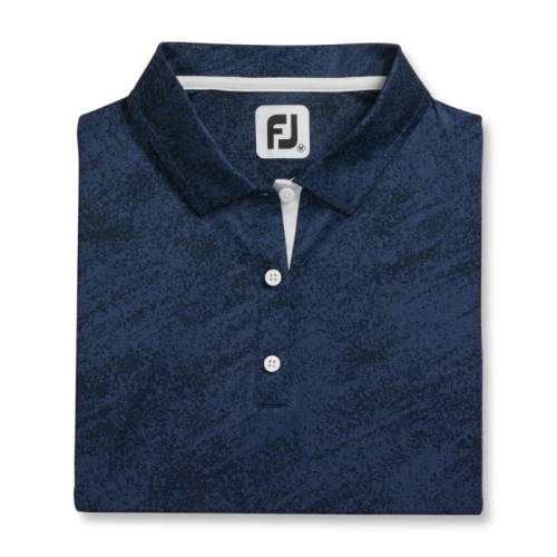 Footjoy Tonal Print Skjorte Dame Marineblå | NO-49KOGC