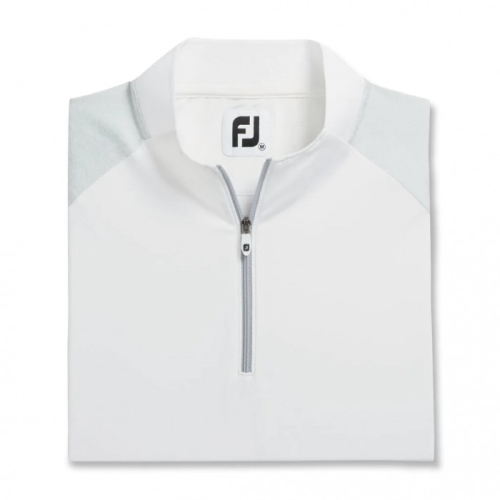 Footjoy Zip Placket Skjorte Dame Hvite | NO-06XLKG