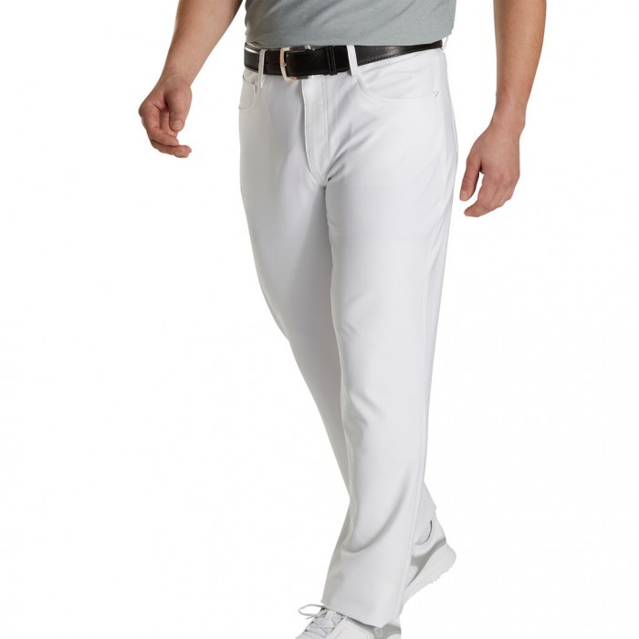 Footjoy 5-Pocket Bukse Herre Hvite | NO-20ETXA