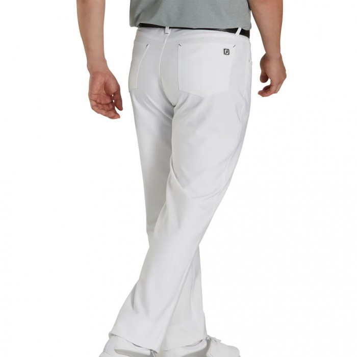 Footjoy 5-Pocket Bukse Herre Hvite | NO-20ETXA