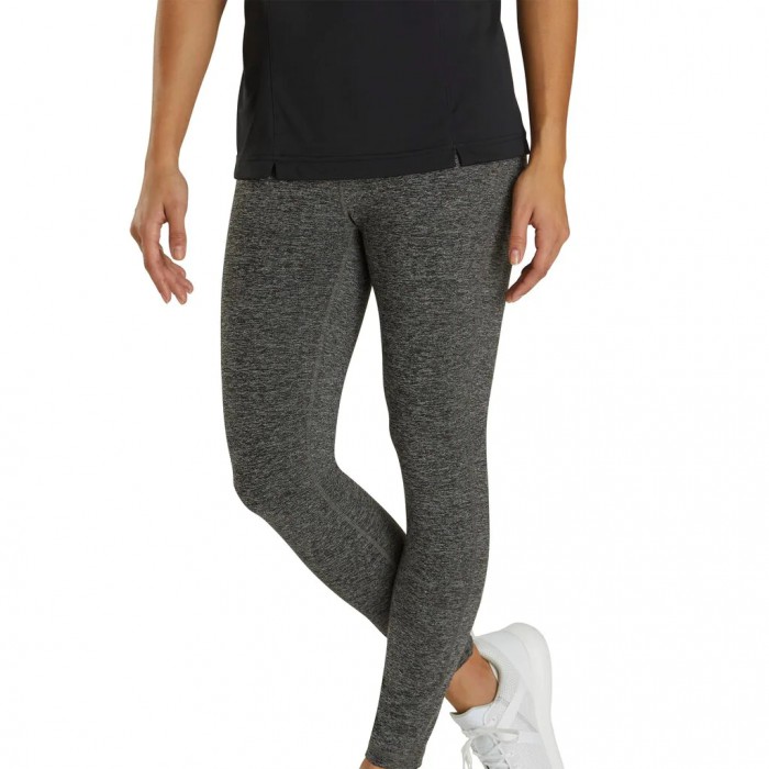 Footjoy Ankle Length Leggings Dame Charcoal Space Dye | NO-35VOEG