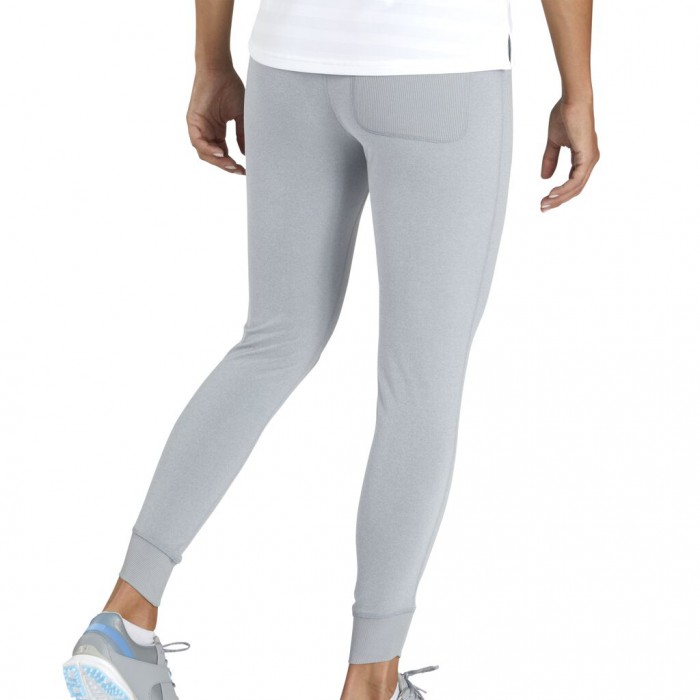 Footjoy Ankle Length Rib Block Leggings Dame Grå | NO-69UBQS