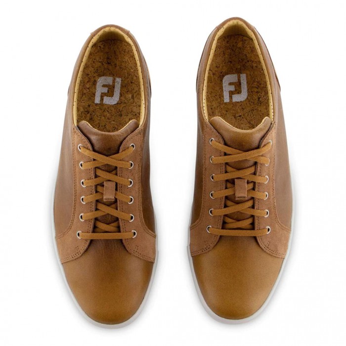 Footjoy Club Casuals Joggesko Herre Taupe | NO-85FOMB