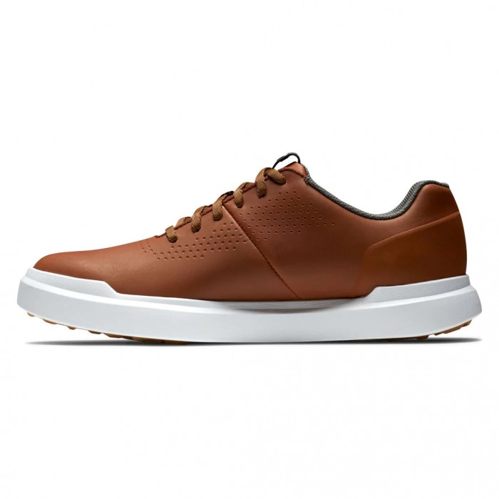 Footjoy Contour Vanlige Spikeless Golfsko Herre Brune | NO-15AFJB