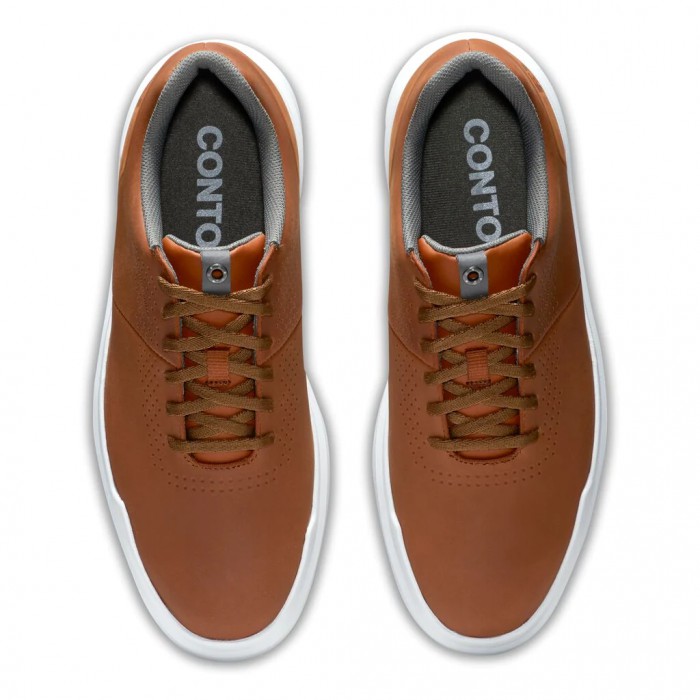 Footjoy Contour Vanlige Spikeless Golfsko Herre Brune | NO-15AFJB