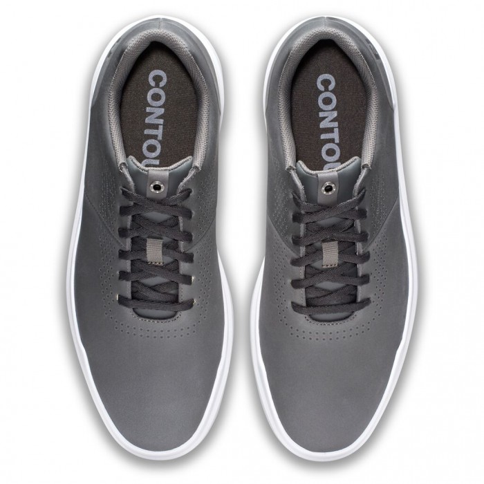 Footjoy Contour Vanlige Spikeless Golfsko Herre Charcoal | NO-16EOPG