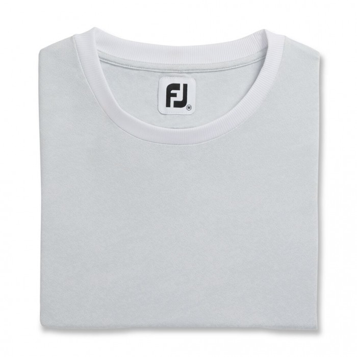 Footjoy Crew Neck Sweatshirt Skjorte Dame Hvite | NO-64XLJT