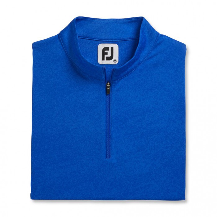 Footjoy Ermeløse Jacquard Skjorte Dame Cobalt | NO-20WAPL