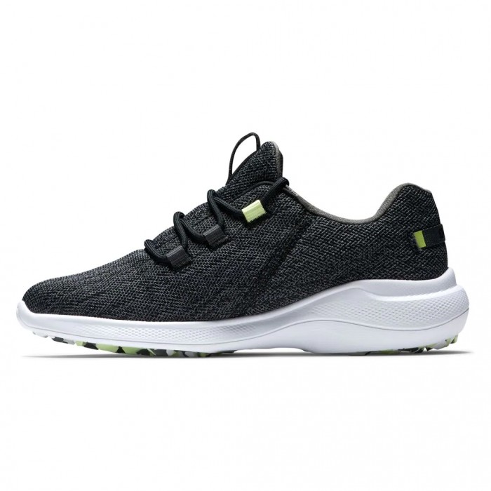 Footjoy Flex Coastal Spikeless Golfsko Dame Svarte | NO-38MPHU