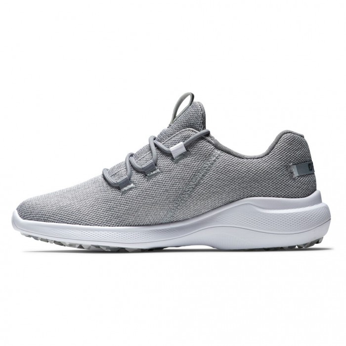 Footjoy Flex Coastal Spikeless Golfsko Dame Sølv Hvite | NO-83DJVE