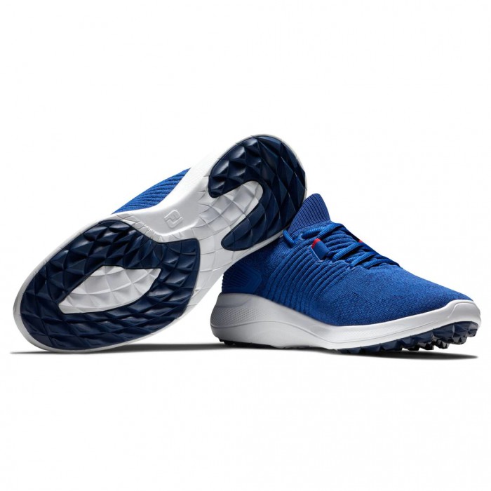 Footjoy Flex XP Spikeless Golfsko Herre Blå | NO-84LJDT