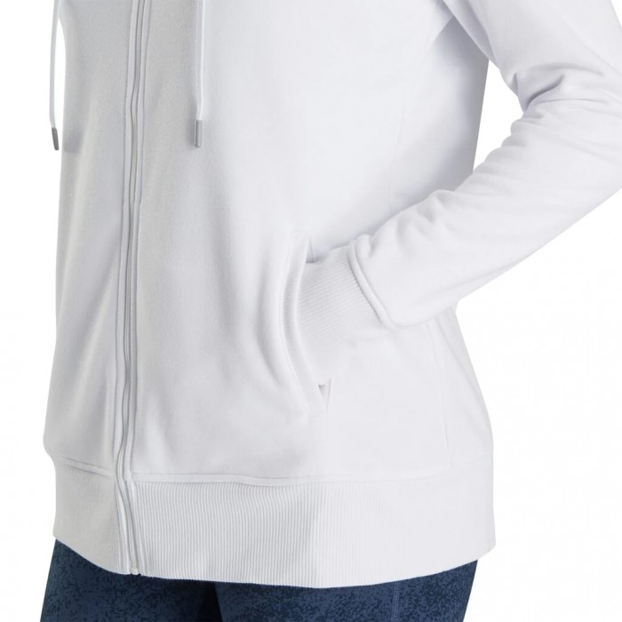 Footjoy Full-Zip Hettegensere Dame Hvite | NO-82TQED