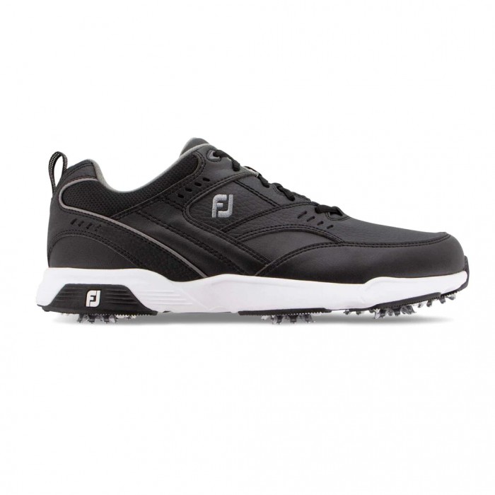 Footjoy Golf Sneaker Spikes Golfsko Herre Svarte | NO-34JZXV