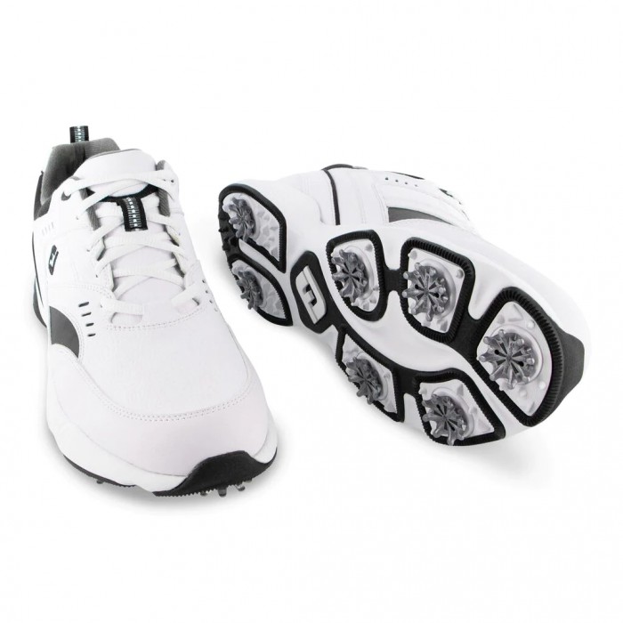 Footjoy Golf Sneaker Spikes Golfsko Herre Hvite | NO-85RMTZ