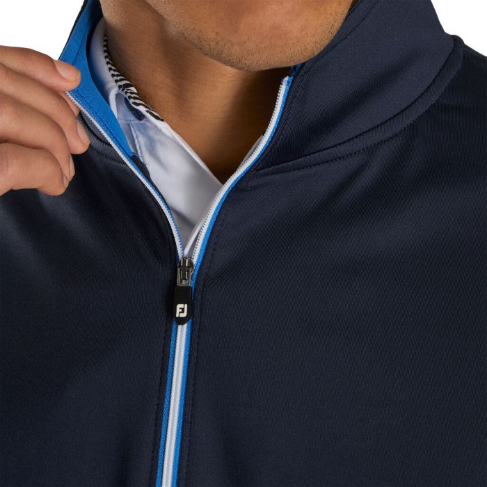 Footjoy Half-Zip Sweatshirt Herre Marineblå | NO-62VJNL