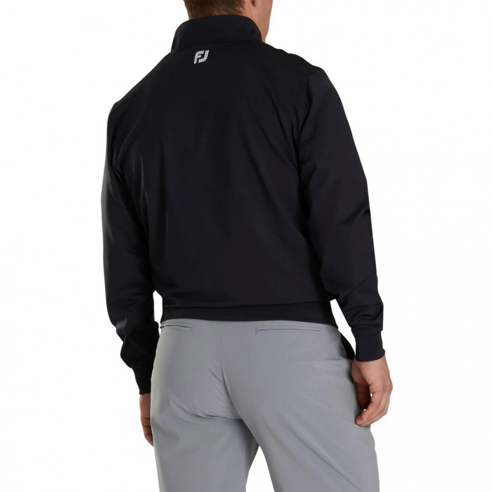 Footjoy Half-Zip Sweatshirt Herre Svarte | NO-43MRCU