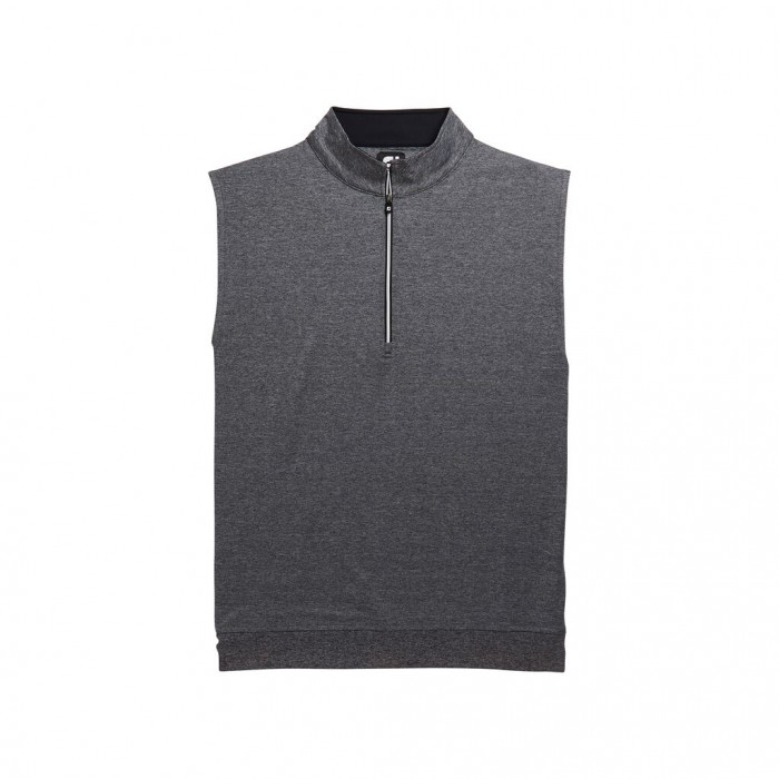 Footjoy Half-Zip Vest Herre Charcoal Heather | NO-86AISQ