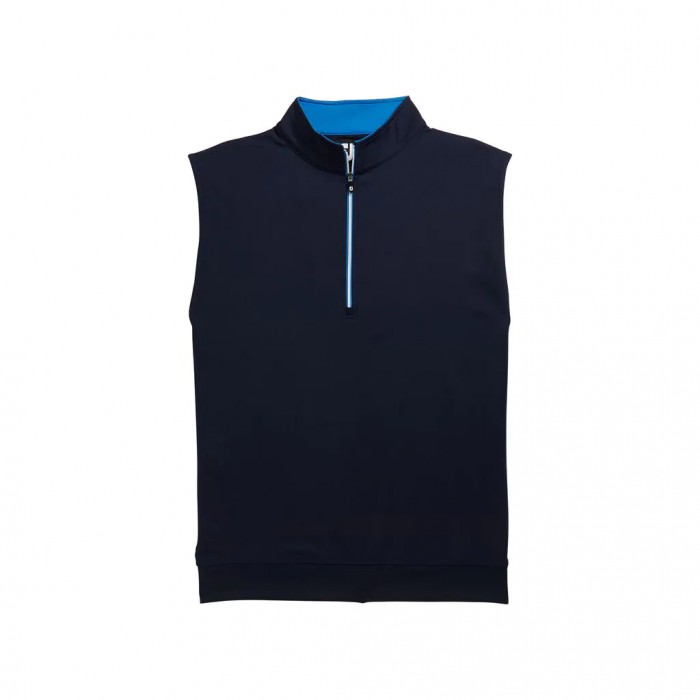 Footjoy Half-Zip Vest Herre Marineblå | NO-18LYGO