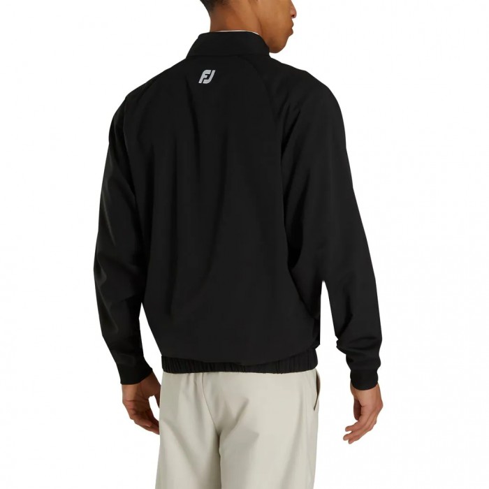 Footjoy Half-Zip Vindskjorte Herre Svarte | NO-08LUSM