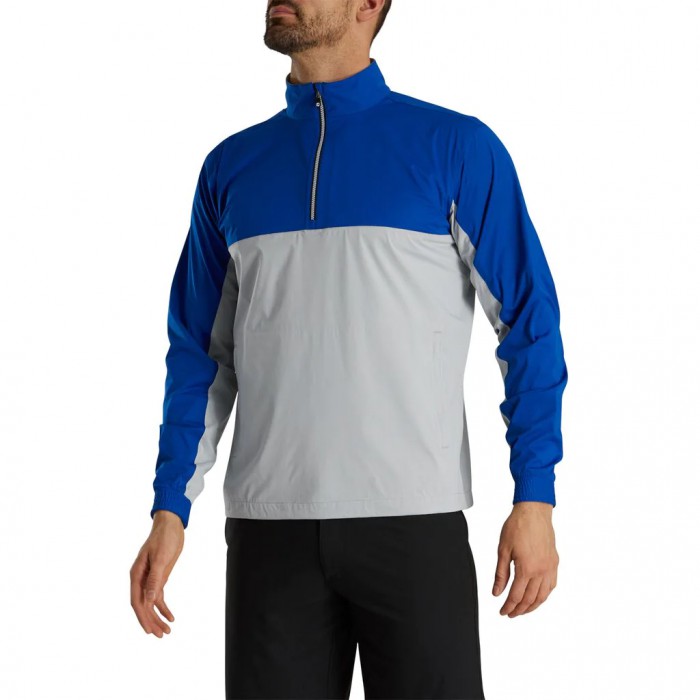 Footjoy HydroKnit Sweatshirt Herre Kongeblå Sølv | NO-75MKJC