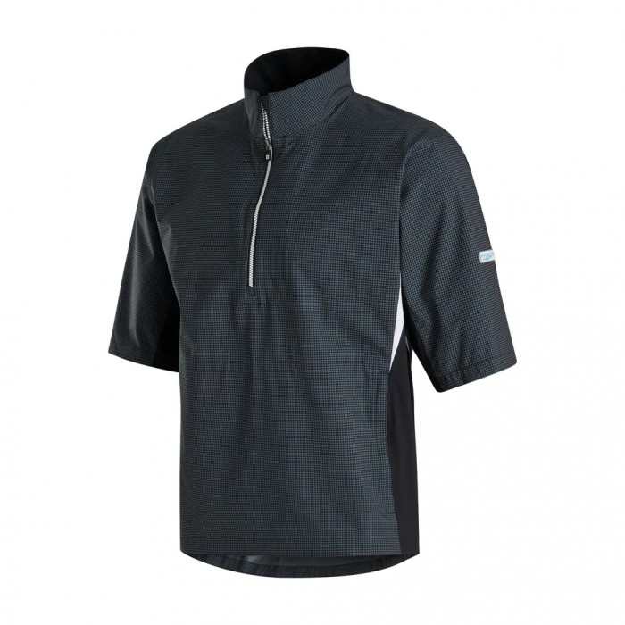 Footjoy HydroLite Kort Sleeve Skjorte Herre Svarte | NO-02VDNE