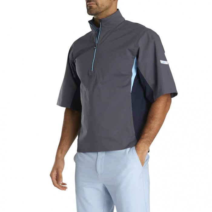 Footjoy HydroLite Kort Sleeve Skjorte Herre Marineblå | NO-10KOMH