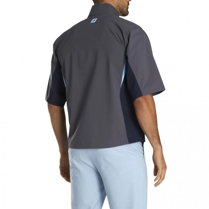 Footjoy HydroLite Kort Sleeve Skjorte Herre Marineblå | NO-10KOMH